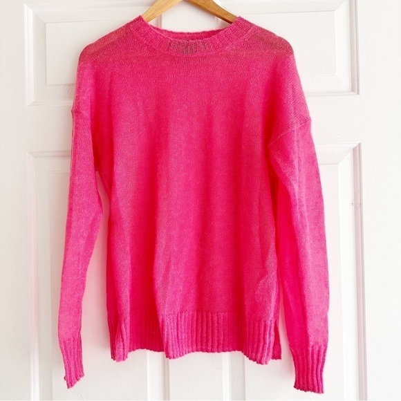 French Connection Women's Miri Knit Mohair Sweater L Swifty Valentines Feminine - Picture 3 of 8